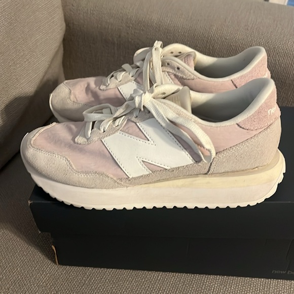 New Balance 237 Sea Salt/Stone Pink/Moonbeam - Picture 4 of 8